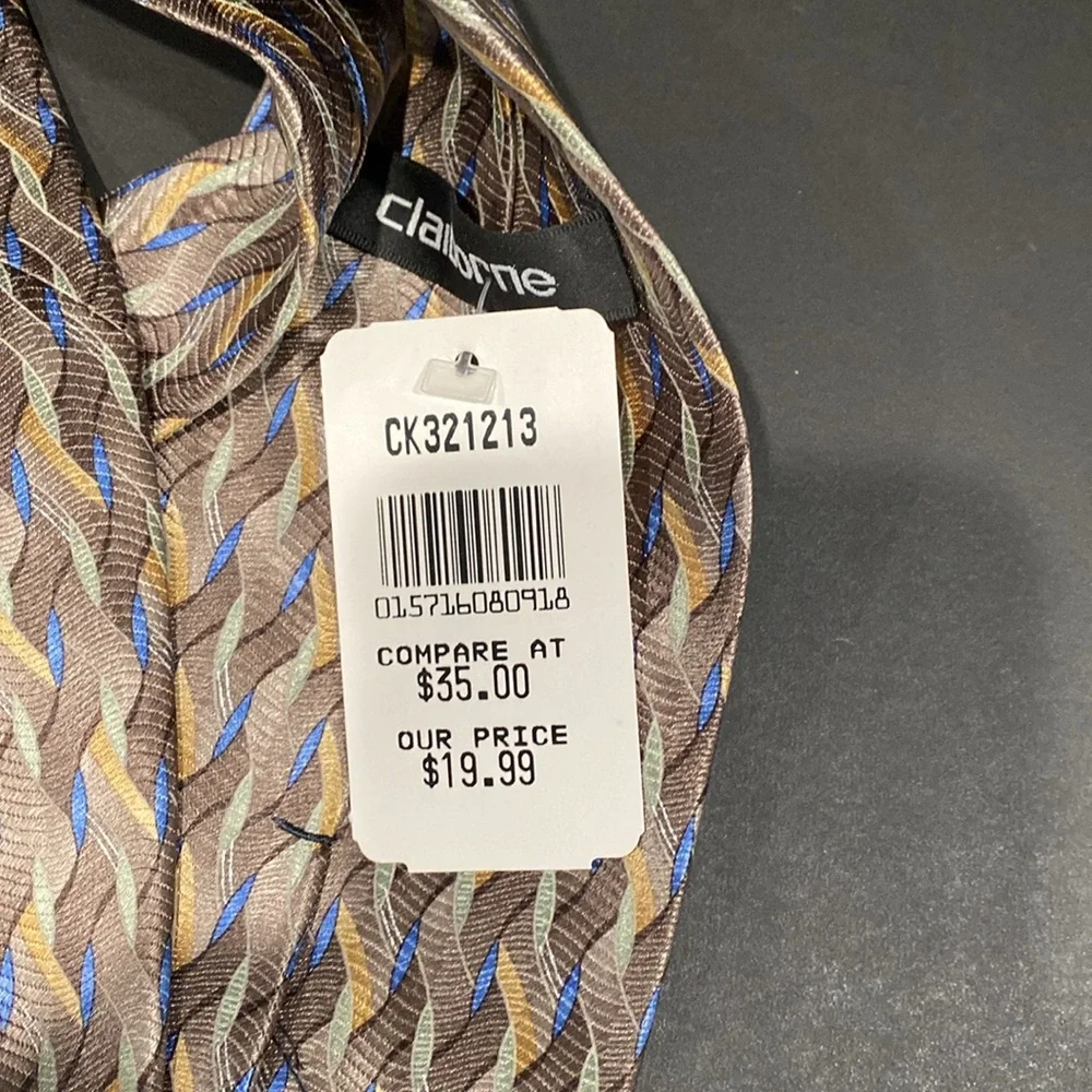 NWT Claiborne Silk Tie